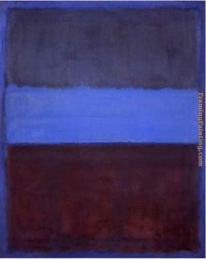 Mark Rothko Rust and blue